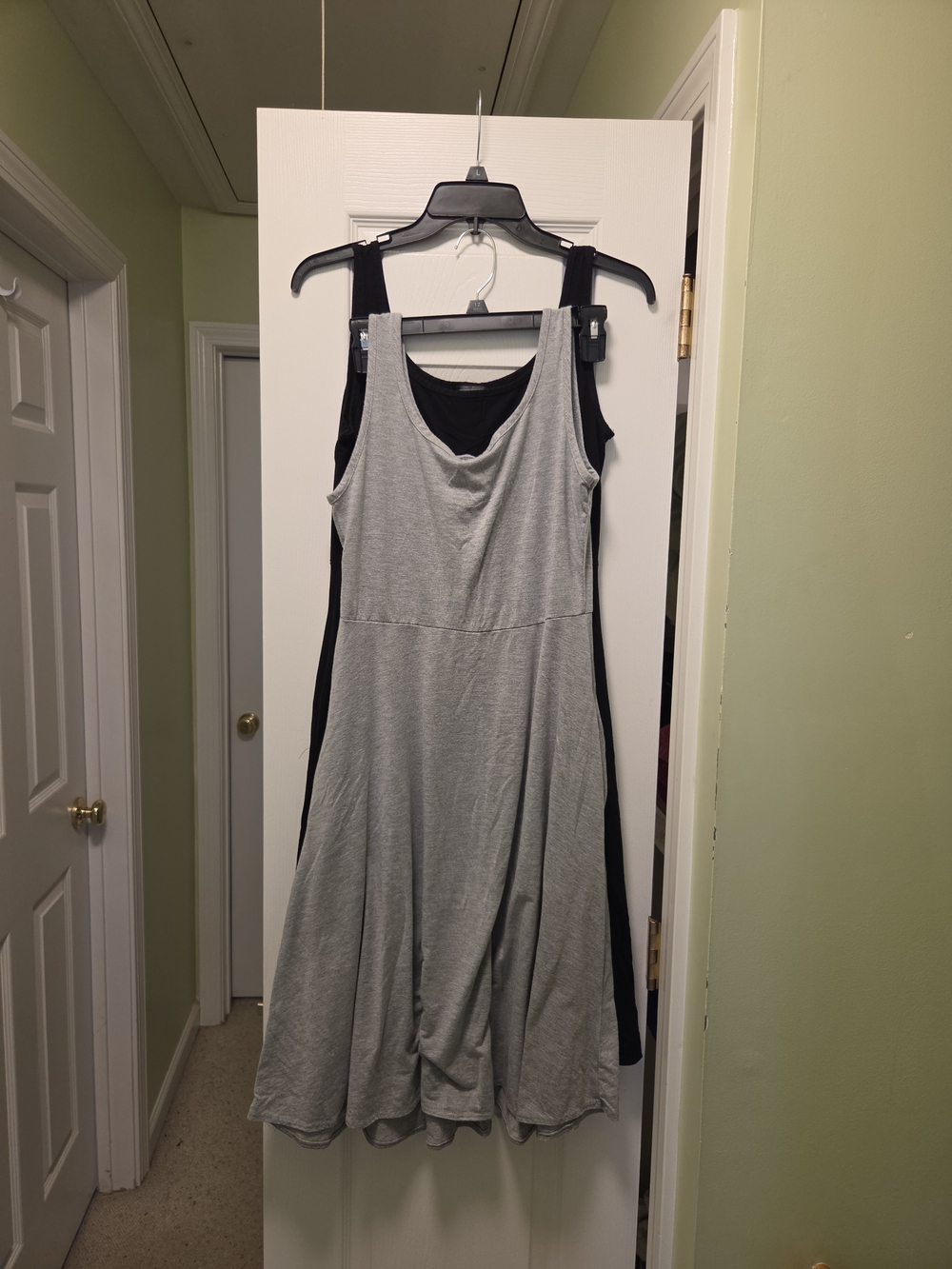 Olivia Rae Gray Sleeveless A-Line Dress